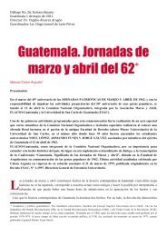 Guatemala. El significado de las jornadas de marzo y abril