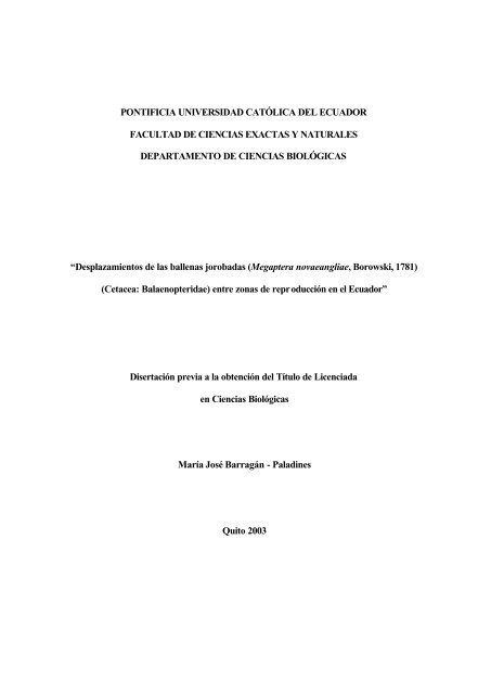 PONTIFICIA UNIVERSIDAD CATÓLICA DEL ... - Yaqu Pacha