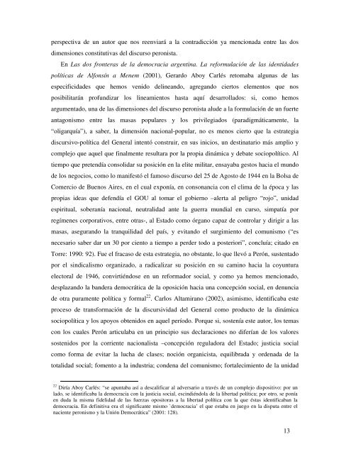 1 (Re)fundación, Estado y Nación: ecos del discurso peronista en el ...