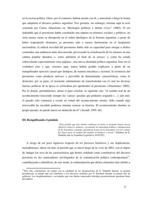 1 (Re)fundación, Estado y Nación: ecos del discurso peronista en el ...