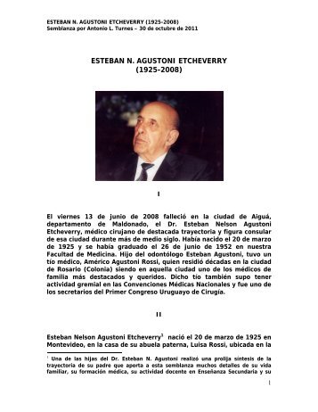 Esteban Nelson Agustoni Etcheverry - Sindicato Médico del Uruguay