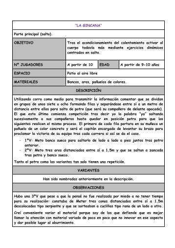 Parte principal (salto). - EducacionyAventura