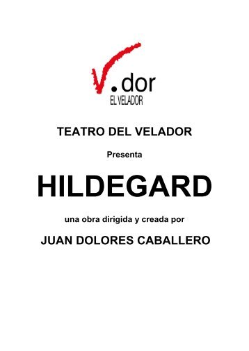 TEATRO DEL VELADOR JUAN DOLORES CABALLERO