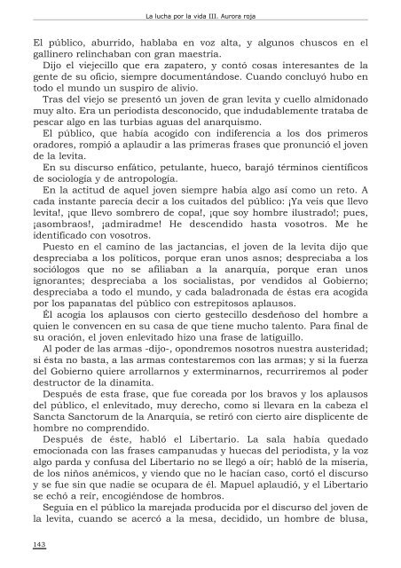 Aurora Roja de Pio Baroja - Editorial Aldevara