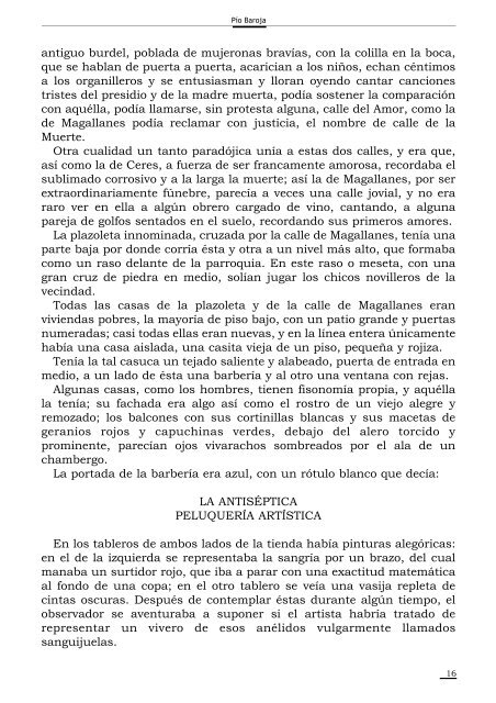 Aurora Roja de Pio Baroja - Editorial Aldevara