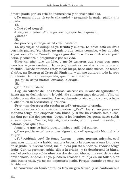 Aurora Roja de Pio Baroja - Editorial Aldevara