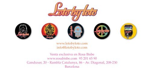 Nuevo catálogo Loto by loto - Rosa Bisbe