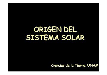 El Sistema Solar - UNAM