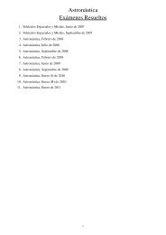 Astronáutica Exámenes Resueltos - Universidad de Sevilla