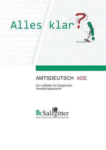 AMTSDEUTSCH ADE - Stadt Salzgitter