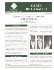 JUANETE O HALLUXYALGUS - Biblioteca Digital - Universidad Icesi