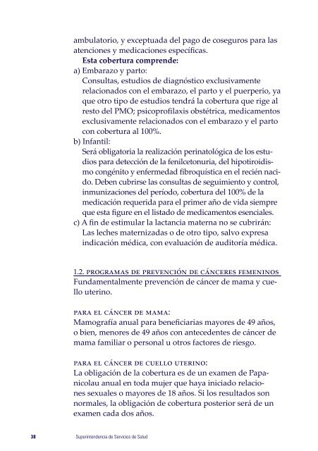 Manual del Beneficiario - Superintendencia de Servicios de Salud