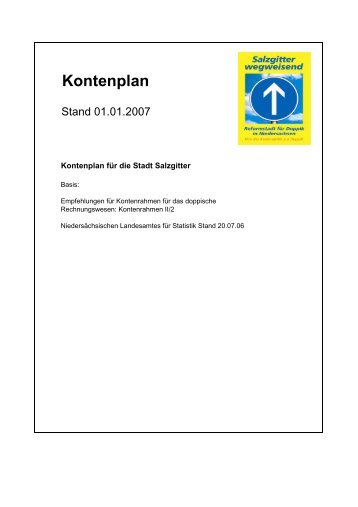 Kontenplan - Stadt Salzgitter