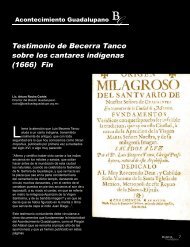 Testimonio de Becerra Tanco sobre los cantares indígenas (1666) Fin