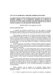 LEY Nº 25.164. INTIMACIÓN A JUBILARSE. NORMATIVA ...