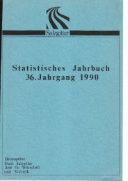Statistisches Jahrbuch 1990 - Stadt Salzgitter
