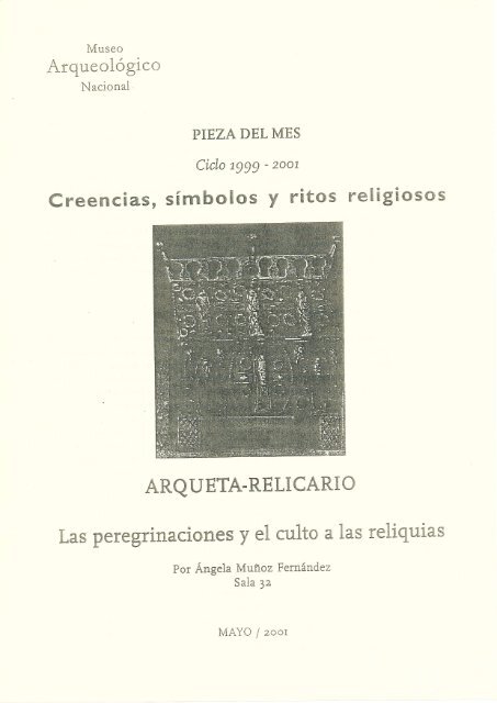 ARQUETA-REtECARS* - Museo Arqueológico Nacional