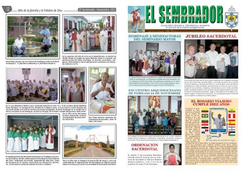 JUBILEO SACERDOTAL - Arquidiócesis de Santa Fe de Antioquia