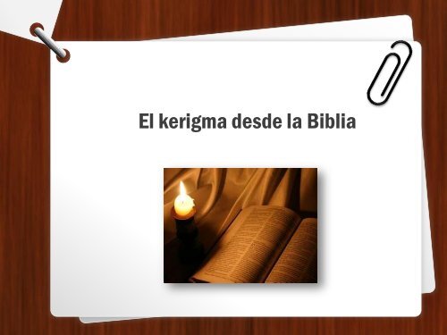 El kerigma desde la Biblia