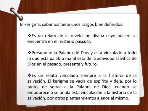 El kerigma desde la Biblia