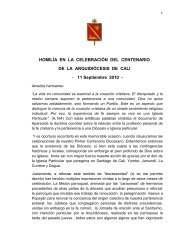 HOMILIA CLAUSURA CENTENARIO.pdf - Arquidiócesis de Cali