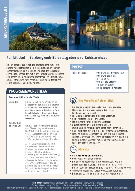 Faxantwort 2012 kombiticket salzbergwerk und kehlsteinhaus - Das ...