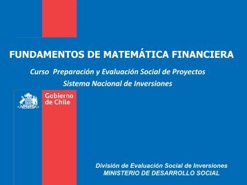 FUNDAMENTOS DE MATEMÁTICA FINANCIERA - Sistema ...