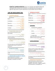 información de las tarifas especiales - Colegio de Ingenieros ...
