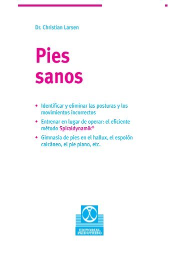 Pies sanos - Editorial Paidotribo