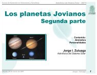 Los planetas Jovianos