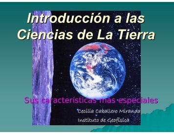 Introducción a las Ciencias de La Tierra - UNAM