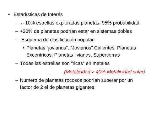 Métodos de Detección de Planetas Extrasolares