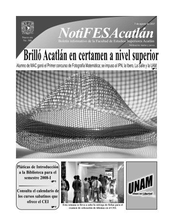 notifes1x1agosto 7.qxd - FES Acatlán - UNAM
