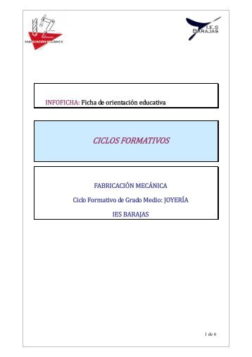 CICLOS FORMATIVOS - IES Barajas