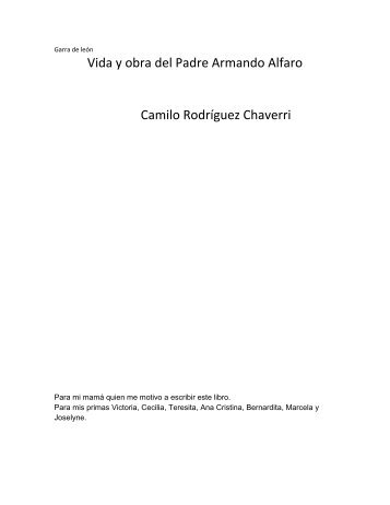 Garra de leÃ³n Padre Alfaro.pdf - Solidarismo en Acción