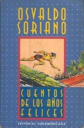 Soriano, Osvaldo – Cuentos de los años felices - Lengua, Literatura ...