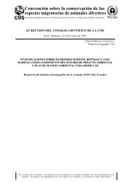 16ª reunión del consejo científico de la cms