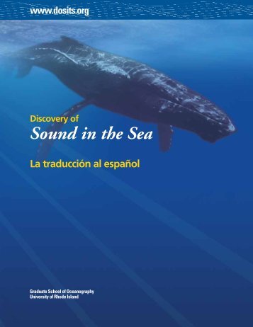 Importancia del Sonido en el Mar - Discovery of Sound in the Sea