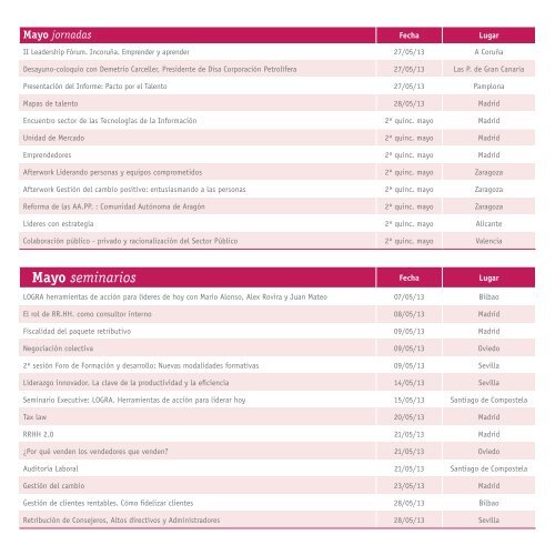 calendario completo de jornadas, seminarios y cursos - APD
