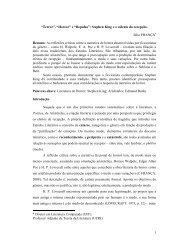 1 “Terror”, “Horror” e “Repulsa”: Stephen King e o cálculo da ...