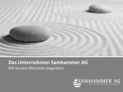 Wenn der Erfolg - Samhammer AG