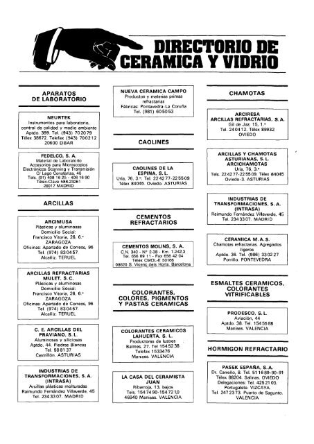 ciencia y «perestroika - Boletines Sociedad de Cerámica y Vidrio ...