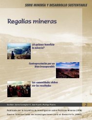 Regalías mineras - SEGEMAR