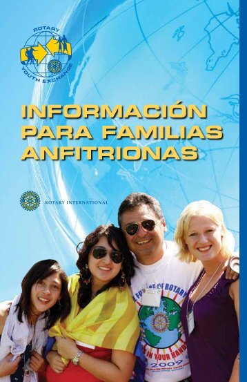 INFORMACIóN PARA FAMILIAS ANFITRIONAS - Rotary International