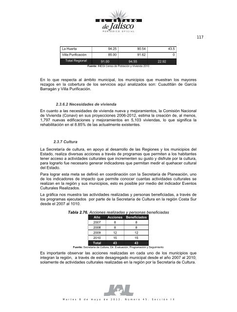 2daFORROS 2008 - Sitio Web Restringido - Gobierno de Jalisco ...