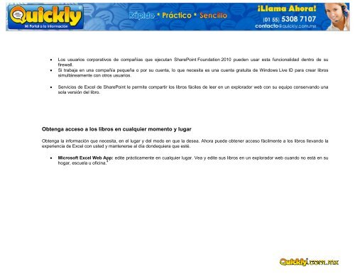 Productos y Servicios Microsoft - Quickly.com.mx