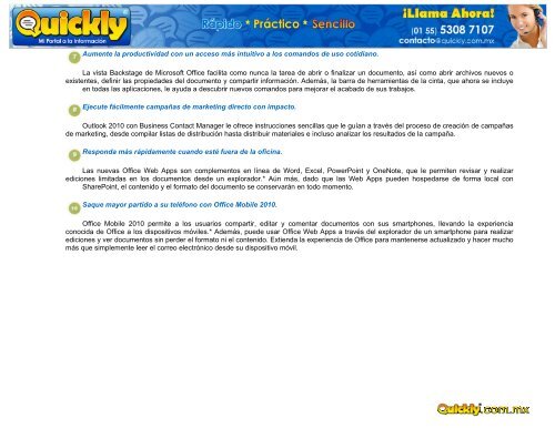 Productos y Servicios Microsoft - Quickly.com.mx