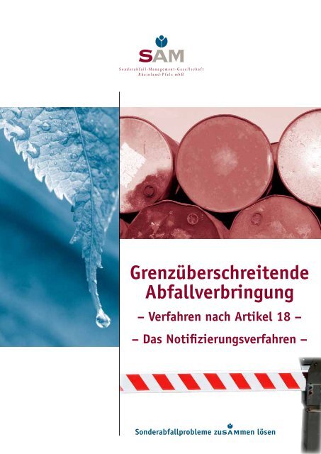 Grenzüberschreitende Abfallverbringung - SAM