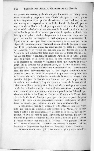 Sentencias penales de la epoca Haitiana, de 1822-1831 - BAGN