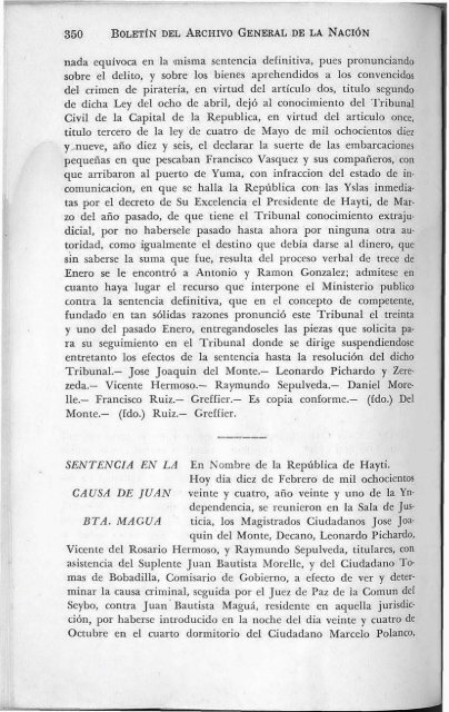 Sentencias penales de la epoca Haitiana, de 1822-1831 - BAGN